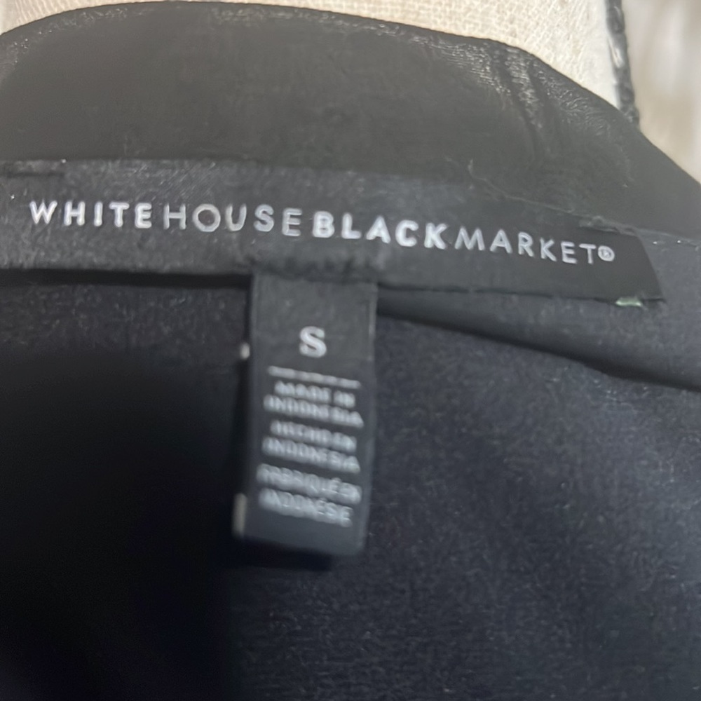 WHBM Black Long Sleeve Top - Picture 5 of 6